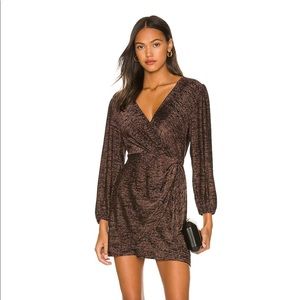 Imane Mini dress MINKPINK Black & Bronze